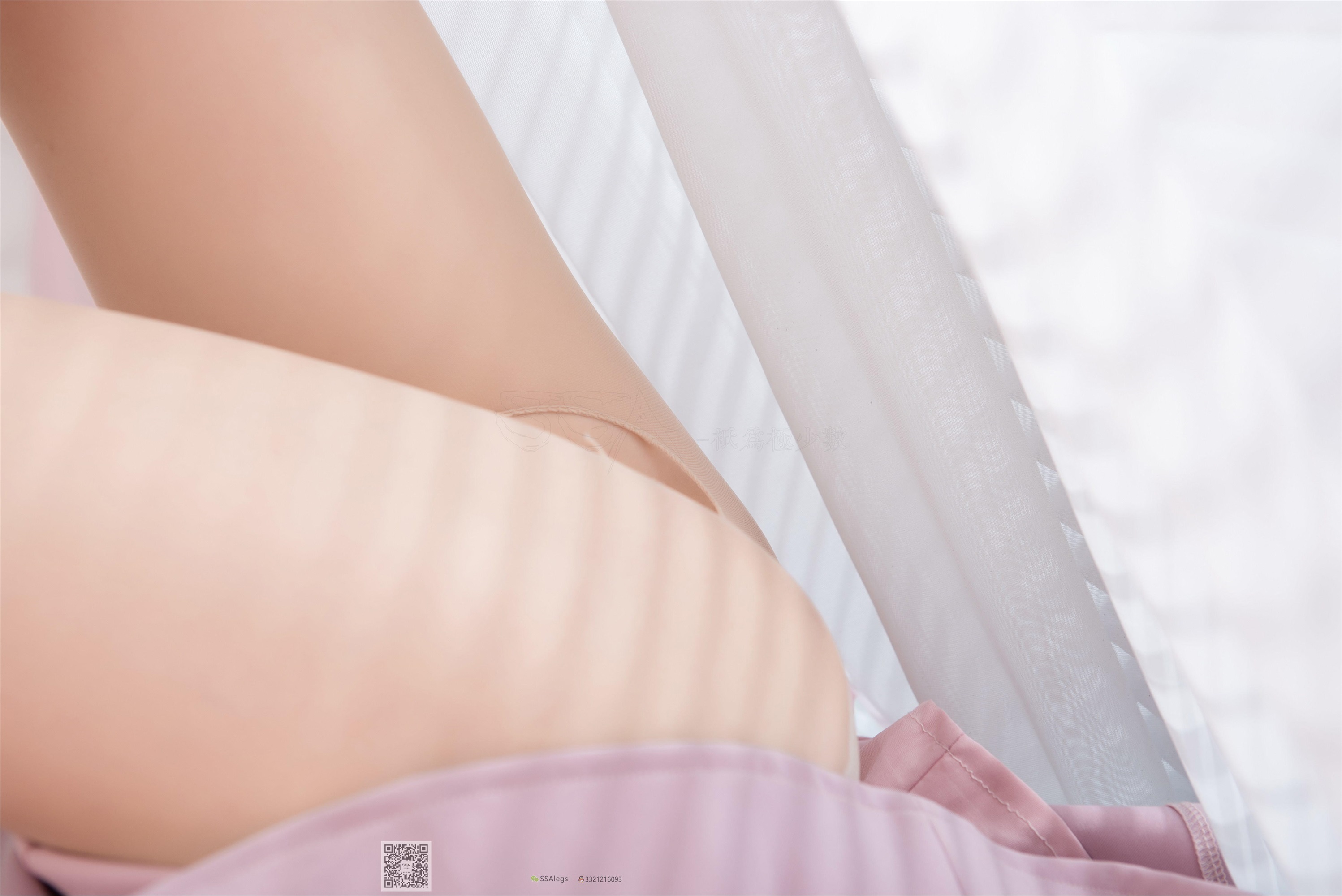 SSA丝社 NO.027 小琪琪肉色开档丝袜_清纯美女的诱惑